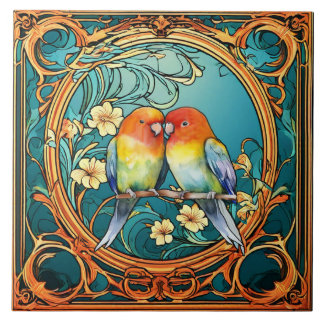Carreau Art Déco Nouveau Inséparable