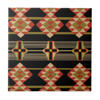 Carreau Art folklorique tribal symbolique