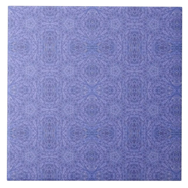 Carreau Art géométrique violet élégant (Devant)