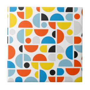 Carreau Art Moderne De La Mosaïque Géométrique