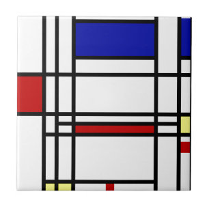 Carreau Art moderne de Mondrian