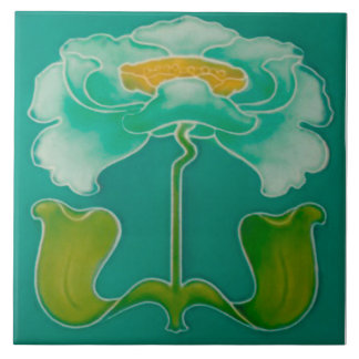 Carreau Art Nouveau ceramic firepkace Wall Tile