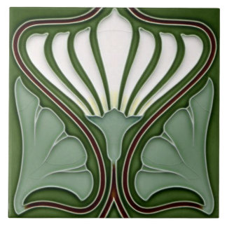 Carreau Art Nouveau Ceramic Wall fireplace Tile