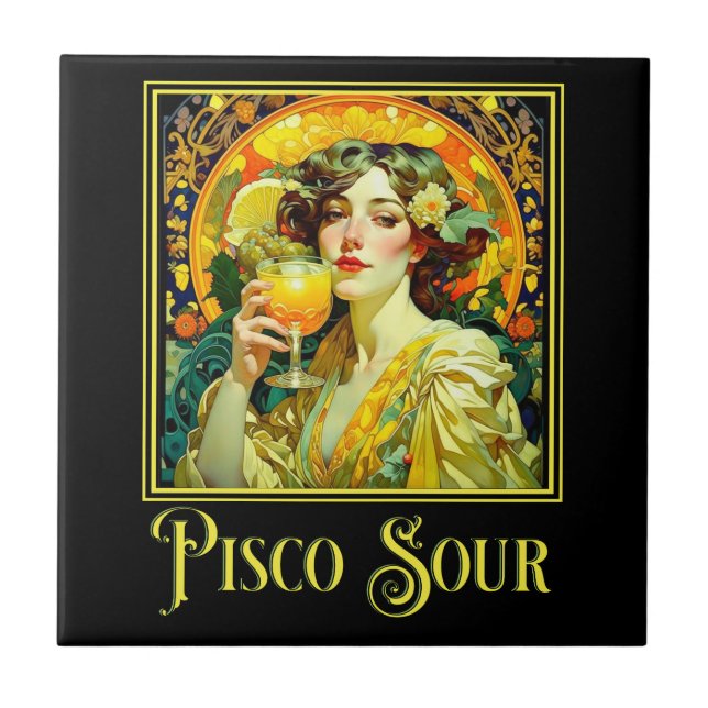 Carreau Art Nouveau Pisco Sour (Devant)