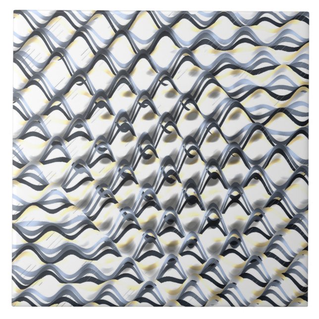 Carreau Art Nouveau Styles Opart Pattern  (Devant)