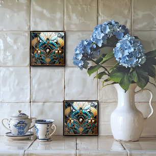 Carreau Art Nouveau Vintage