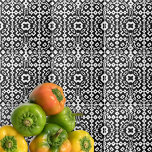 Carreau Art Op Géométrique Noir Et Blanc Contemporain<br><div class="desc">Ce motif décoratif en céramique présente un motif d'art contemporain sans soudure,  composé de formes géométriques en noir et blanc,  créant un effet décoratif visuel époustouflant.</div>