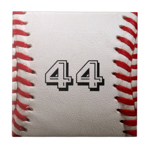 Carreau Art personnalisé de numéro de baseball – Photo de