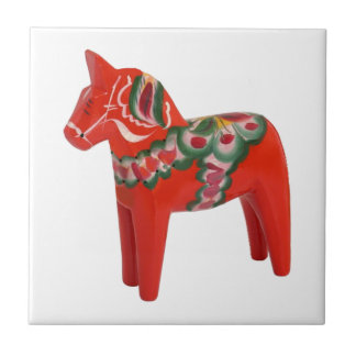 Carreau Art populaire de cheval de Dala de Suédois