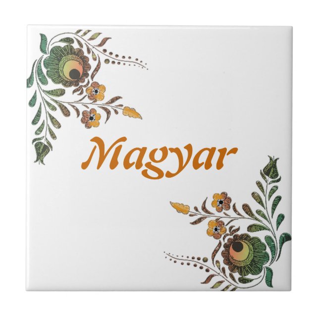 Carreau Art populaire hongrois (Devant)