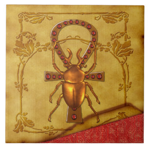 Carreau Art populaire optique égyptien