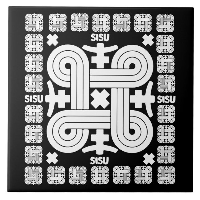 Carreau Art Sisu finlandais (Devant)