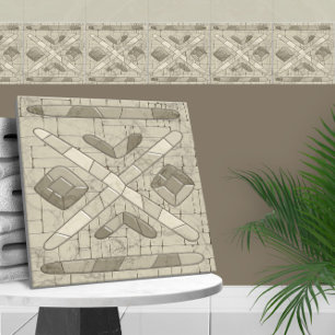 Carreau Art Tribal Sand Mosaic