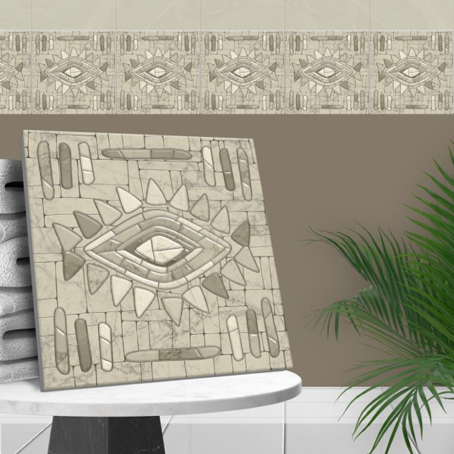 Carreau Art Tribal Sand Mosaic (Créateur téléchargé)