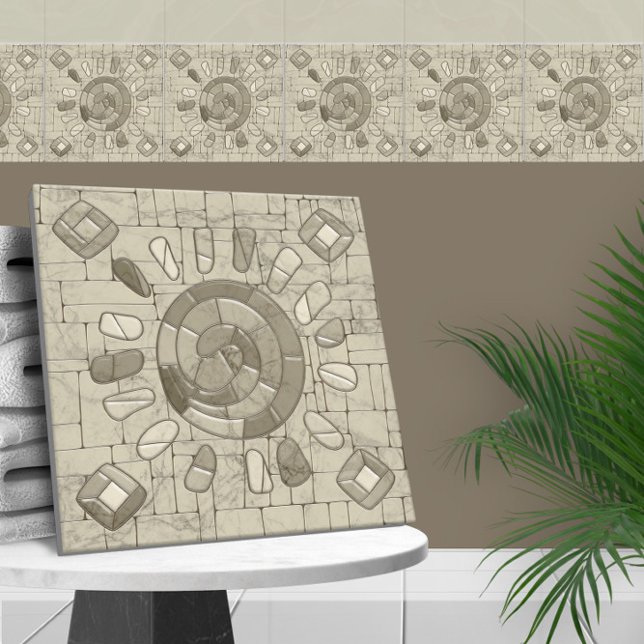 Carreau Art Tribal Sand Mosaic (Créateur téléchargé)