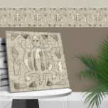 Carreau Art Tribal Sand Mosaic<br><div class="desc">Art Tribal Sand Mosaic</div>