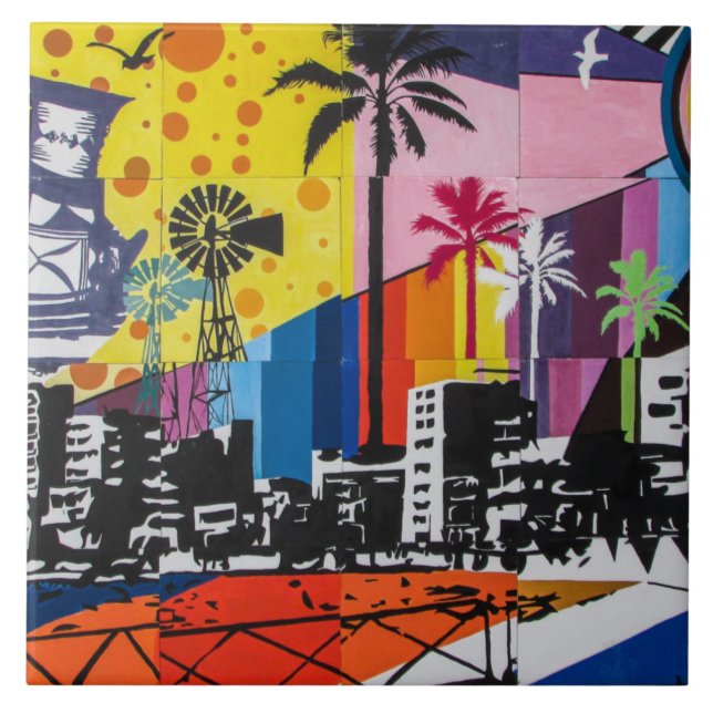 Carreau Art urbain 18. (Devant)