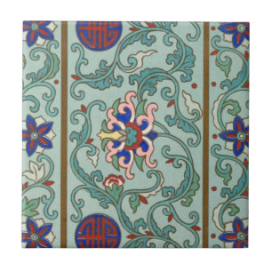 Carreau Art vintage chinois