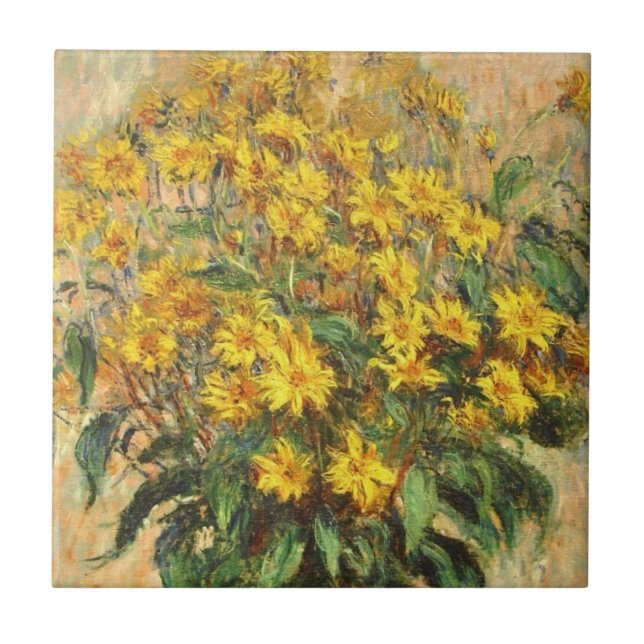 Carreau Artichauts de Jérusalem de Monet Carrelage en céra (Devant)