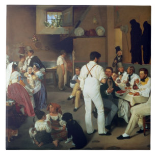 Carreau Artistes danois à la La Gonsola, Rome, 18