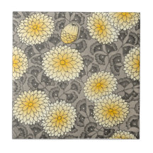 Arts & Métiers Grays Yellow Chrysanthemum Repro