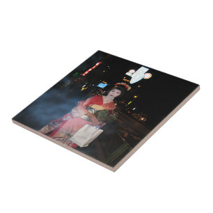 Carreau Asakusa Geisha Neo Tokyo