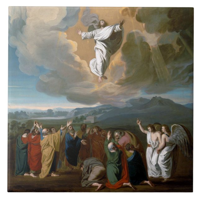 Carreau Ascension (Jésus-Christ ascendant au Ciel) (Devant)