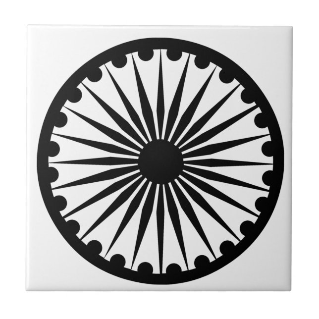 Carreau Ashoka Chakra (Devant)