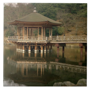 Carreau Asie, Japon, Nara, Temple à Nara