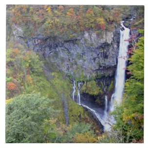 Carreau Asie, Japon, Nikko. Cascade Kegon de Nikko, une