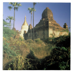 Carreau Asie, Myanmar, Bagan. Temple Kubyauk-Gyi.