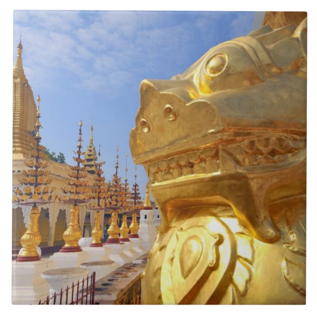 Carreau Asie, Myanmar (Birmanie), Bagan (Pagan). Le Shwe 4 (Devant)