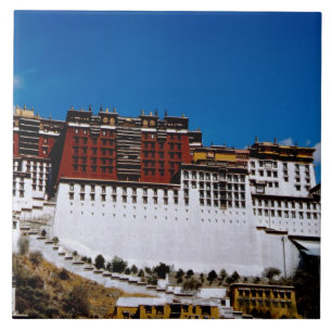 Carreau Asie, Tibet, Lhasa, Palais du Potala dit Rouge 2
