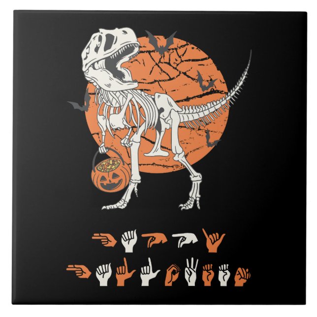 Carreau ASL Joyeux Halloween III - Jolie Saison Effrayante (Devant)