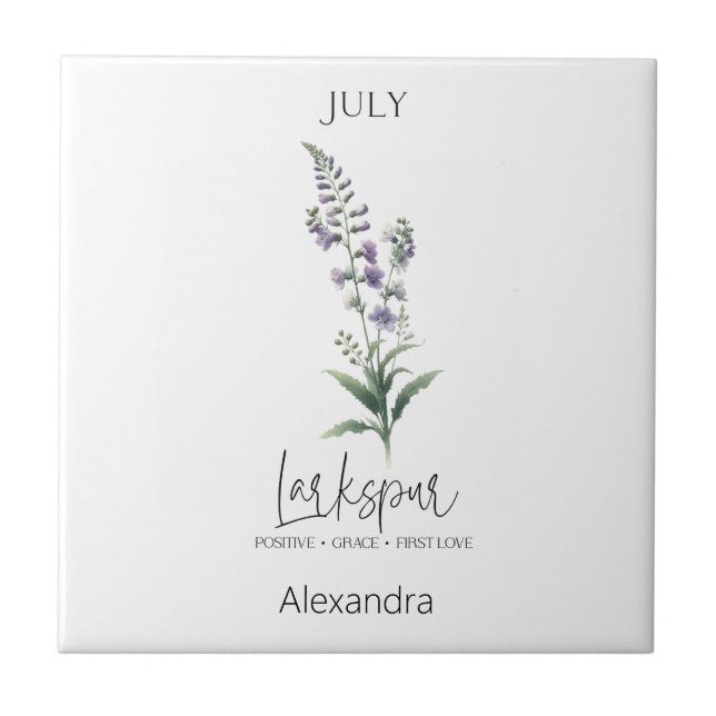 Carreau Astrologie Mois de naissance Juillet | Larkspur à  (Devant)