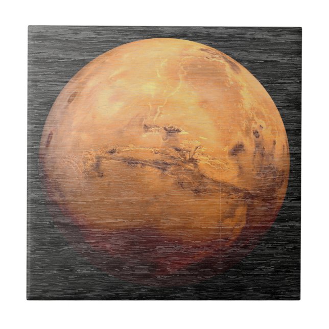 Carreau Astronomie de la planète Mars cosmique (Devant)