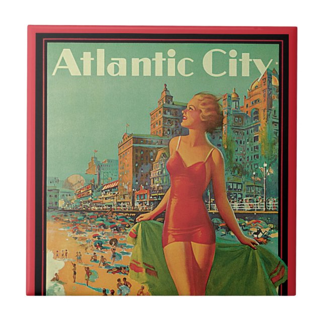 Carreau Atlantic City Resort, Pennsylvania Railroad Travel (Devant)