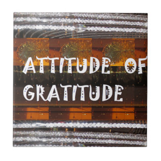 Carreau ATTITUDE DE Gratitude Texte Sagesse Mots