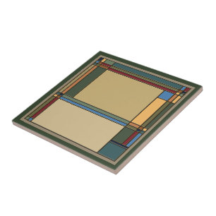 Carreau Attractif Gras Arts & Métiers Motif géométrique