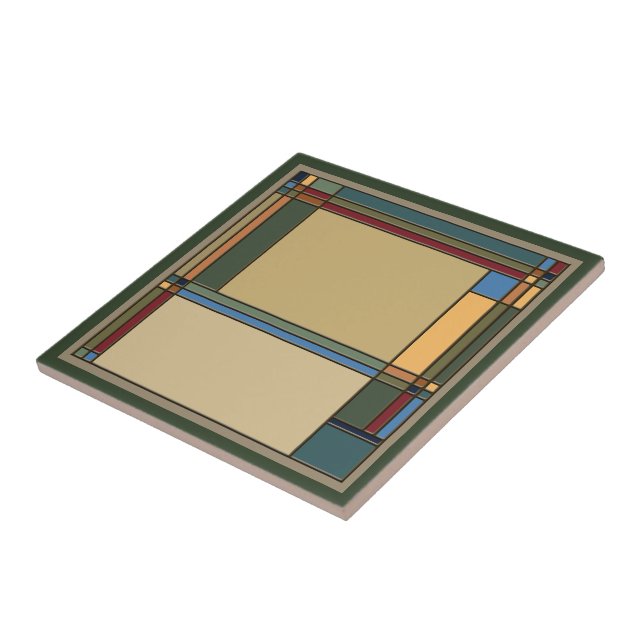 Carreau Attractif Gras Arts & Métiers Motif géométrique (Côté)