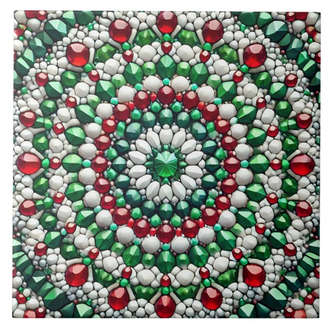 Carreau au design moderne aux couleurs italiennes (Devant)