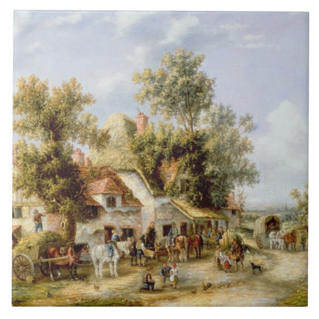 Carreau Auberge de bord de la route (Devant)