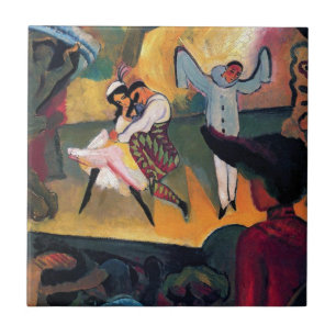 Carreau Auguste Macke - Danseuses russes de ballet sur scè