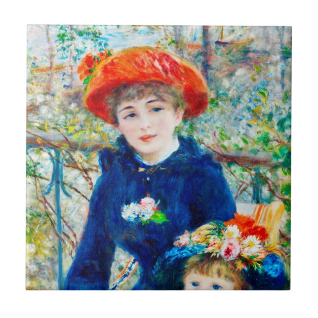 Carreau Auguste Renoir - Deux Soeurs (Devant)