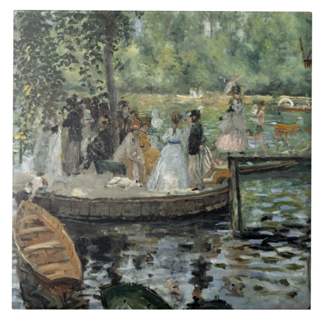 Carreau Auguste Renoir - La Grenouillere (Devant)
