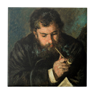 Carreau Auguste Renoir par Claude Monet
