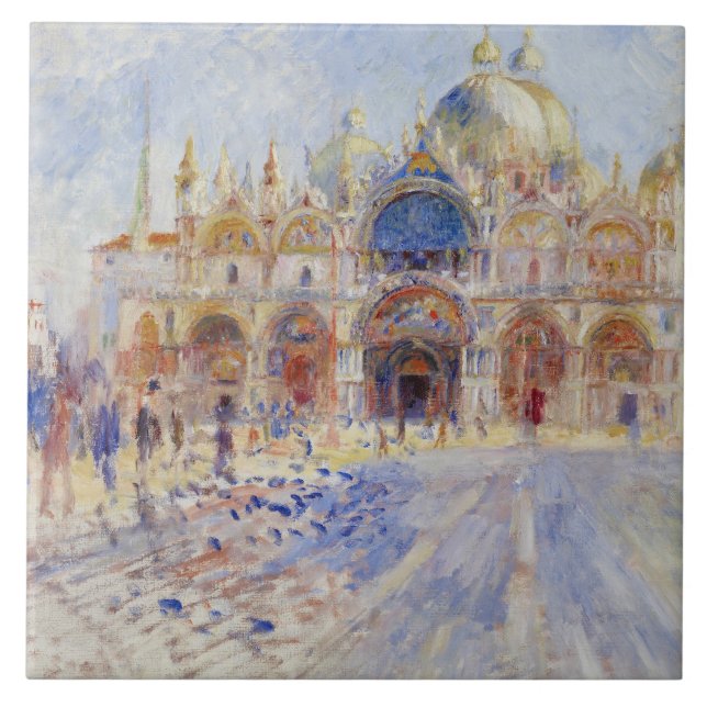 Carreau Auguste Renoir - Piazza San Marco, Venise (Devant)