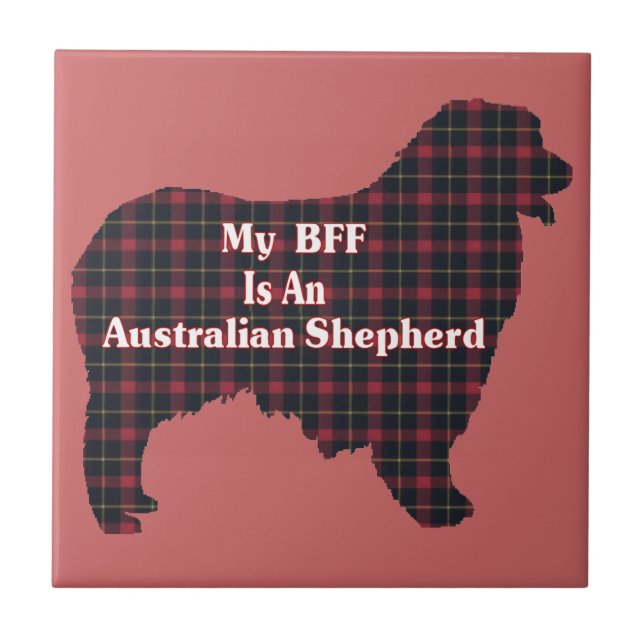 Carreau Australian Shepherd BFF (Devant)