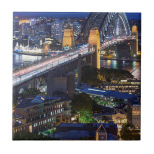 Carreau Australie, Sydney, région des Rocks, port de Sydn