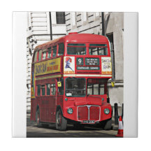 Autobus rouge vintage de Londres
